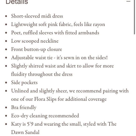 The Astrid Dress, Christy Dawn. Size L - Picture 16 of 16